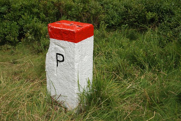 Landmark from Polish side of border
