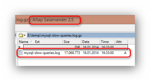 Salamander 2.5 can unzip *.gz