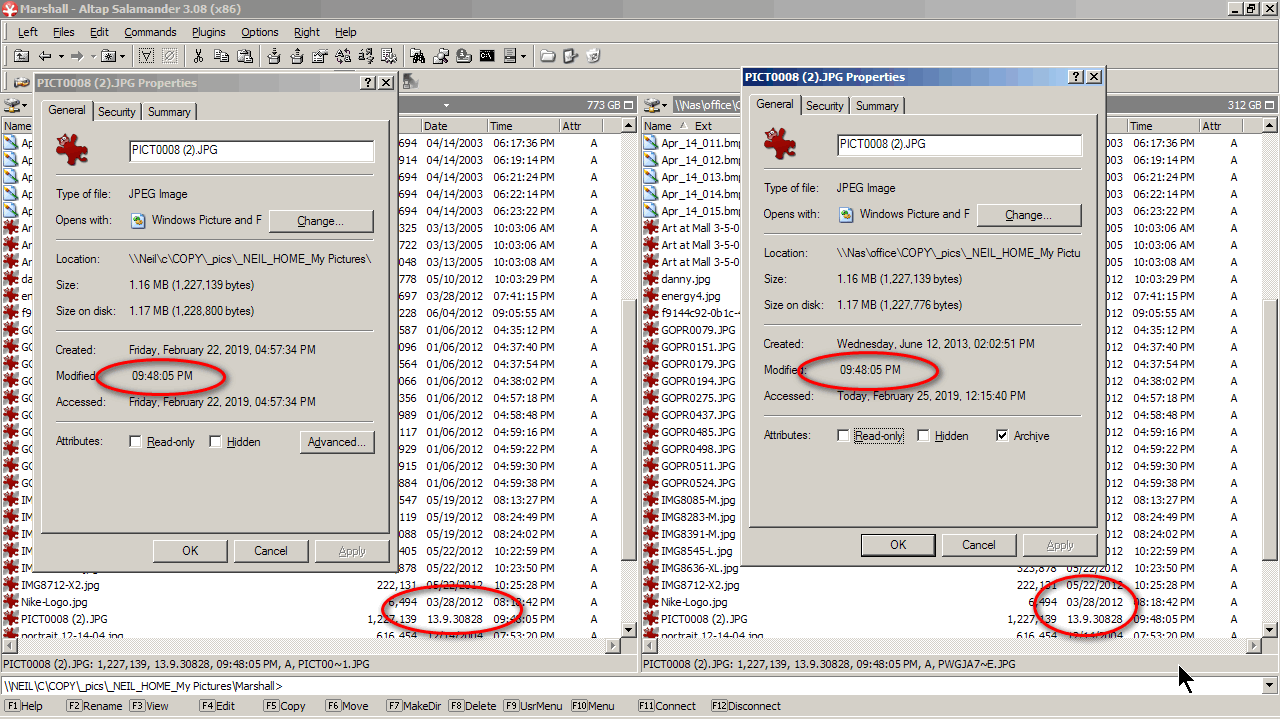 Salamander Dir Compare Failed - Odd Modified Date.png