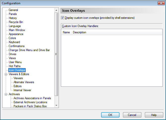 No overlay handlers detected, even though I have tortoisesvn installed.